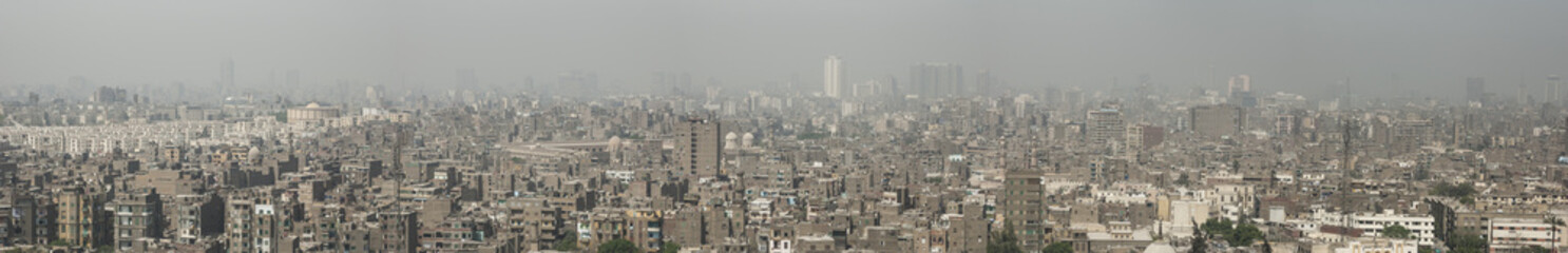 Fototapeta na wymiar Veduta panoramica della città del Cairo in Egitto
