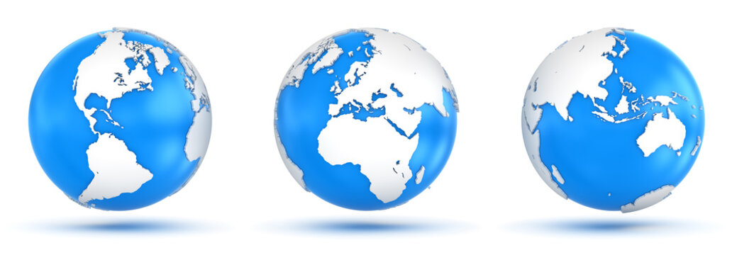 Fototapeta Isolated Globe