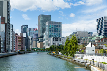 Fototapeta na wymiar Osaka architecture