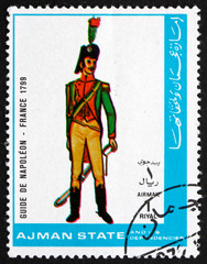 Postage stamp Ajman 1972 Guide de Napoleon