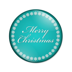 Merry Christmas Button