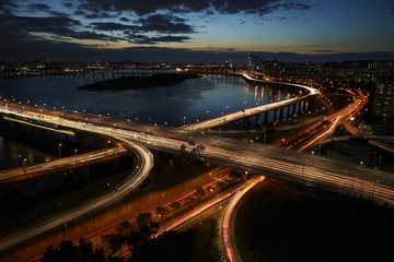 漢江の夜景