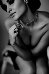 Obraz premium Sexy lady bw