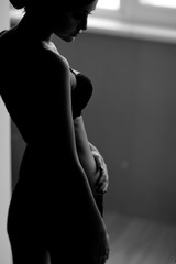 Obraz premium Sexy lady bw