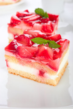 Erdbeerkuchen