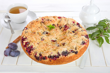 Pflaumenkuchen mit Zwetschgen