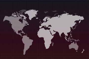 Fototapeta na wymiar World vector map globe Earth texture