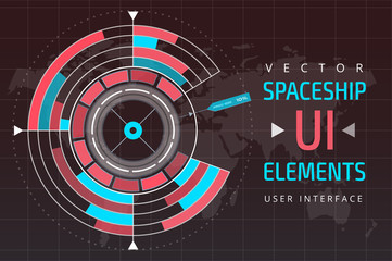 UI hud infographic interface web elements