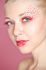 portrait woman in studio