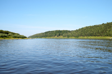 panorama of a river  