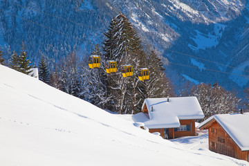 Winter in alps