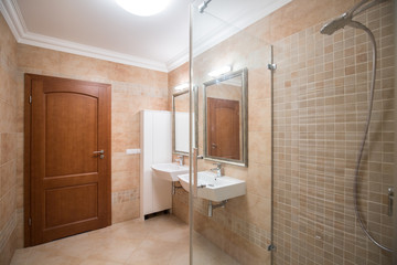 Modern style bathroom