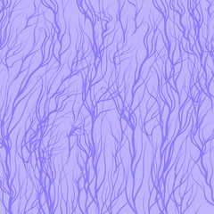Trees on Blue  Background