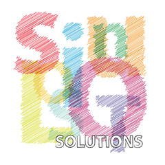 Vector solutions. Broken text scrawled