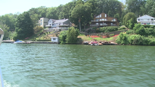 Beautiful Homes along the river