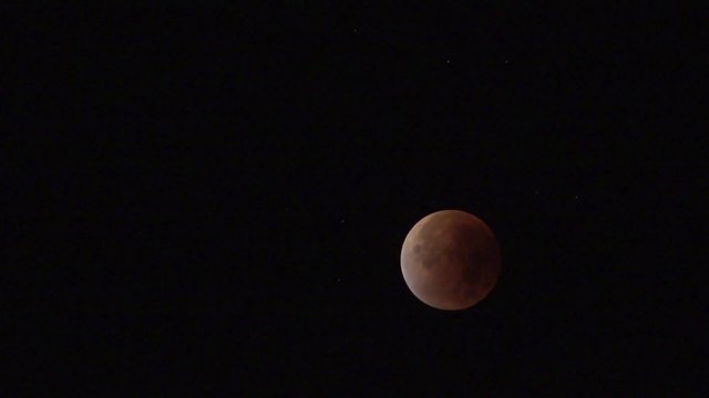 Blutmond w&auml;hrend einer totalen Mondfinsternis