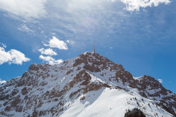 Austrian Alps near Kitzbuehel in winter