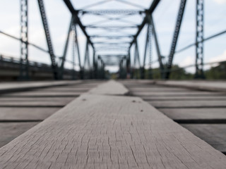 Obraz premium World War II Memorial Bridge in Pai, Mae Hong Son Province, nothern Thailand