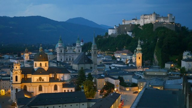 Historic city of Salzburg, Austria