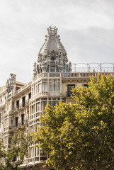 Naklejka premium Building in Goya neighborhood, Madrid.