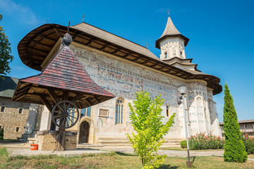 Probota Monastery in Probota, Suceava County, Romania