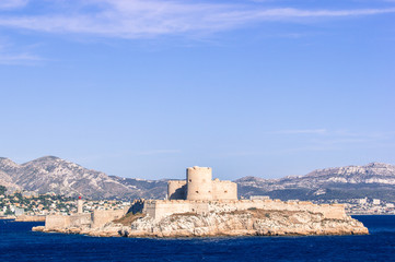 Château d'If | Marseille en arrière-plan