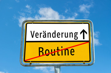 Ortstafel Veränderung