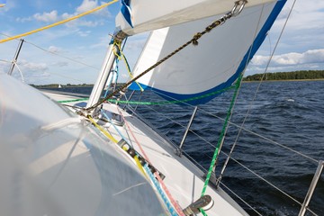 Beutiful lake photographed from yacht © milosz_g