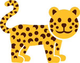 Cartoon leopard gepard © Miceking