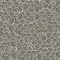 Seamless pattern with wool of sheep.