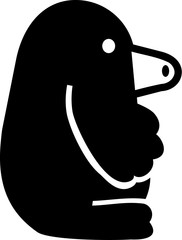 Mole icon simple