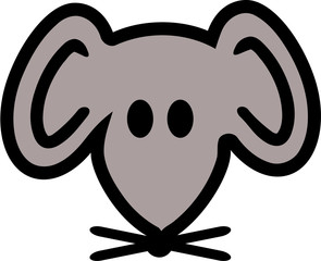 Mouse head icon