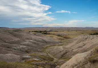 Vista at Badlands National Park in South Dakota