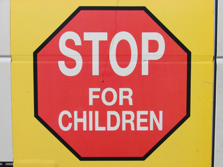 stop for children sign