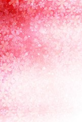 桜　年賀状　背景