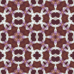Kaleidoscope mosaic wool seamless texture