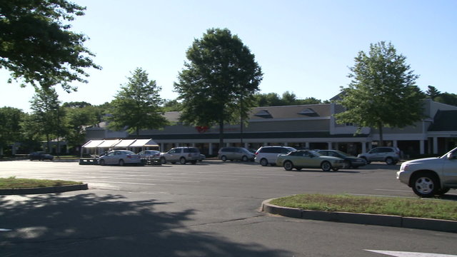 Large store parking area