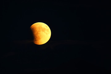 Total Lunar Eclipse of a Supermoon on September 27, 2015 in Colo