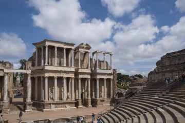 Fototapeta premium teatro romano de Mérida, España