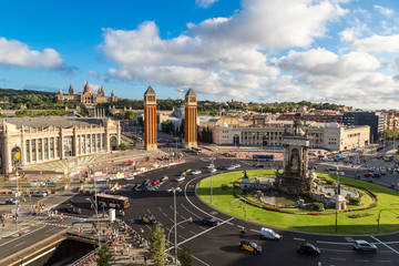 Fototapeta na wymiar View of the center Barcelona