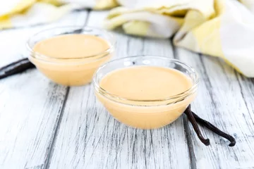 Photo sur Plexiglas Dessert Vanilla Sauce