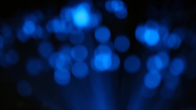 blue bokeh abstract background