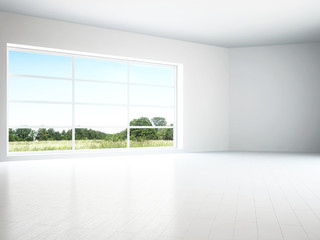 Fototapeta premium Room with a window