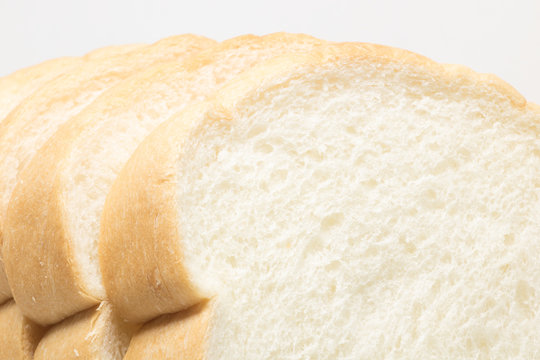bread with white isolated background