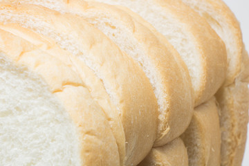 bread with white isolated background