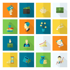 Business and Finance Icon Set