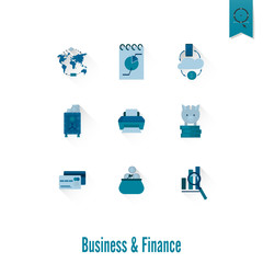 Business and Finance Icon Set