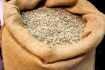 Coffee Beans in a Bag