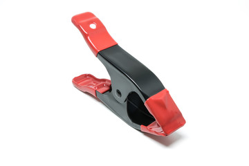 Steel Clamp white isolate Background 