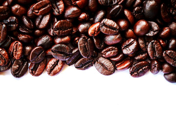Coffee beans background